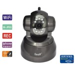 EasyN WiFi PanTlt     FS-613B-M166 Wireless/Wired Pan & Tilt IP Camera with 15 Meter Night Vision and 3.6mm Lens (67° Viewing Angle) – Coffee NEWEST MODEL