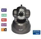 EasyN WiFi PanTlt     FS-613B-M166 Wireless/Wired Pan & Tilt IP Camera with 15 Meter Night Vision and 3.6mm Lens (67° Viewing Angle) – Coffee NEWEST MODEL