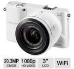 Samsung NX1000 White     ~ 20.3MP Digital Camera with 20-50mm Lens