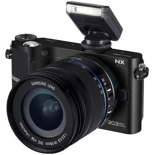 Samsung NX210 Kit 20.3-megapixel Digital Camera with 18-55mm Lens-Black